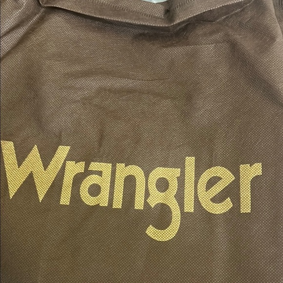 Wrangler Brown and Cream Satchel with Geometric Pattern - Picture 5 of 5